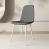 Casa Minimalista Italiana Cadeira de Jantar Francesa Simples Branca Creme Estilo Cadeira Celebridade da Internet Mesa de Jantar Cadeira Restaurante Banco de Costas