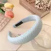 Diadema de Esponja Marrón para Niñas, de Ala Ancha, de Alta Gama, Diadema de Moda para Lavarse la Cara, Pinza para el Cabello de Alta Presión Craneal