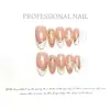 Taiwu [Uñas Vestibles Semi-Hechas a Mano] Estilos Largos y Cortos Piezas de Uñas Pre-Hechas, Uñas Postizas Desmontables, Paquete de Diez Piezas al por Mayor