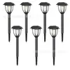 Nova Lâmpada de Gramado de Fio de Tungstênio, Luz Noturna Solar para Exterior, Lâmpada de Solo LED, Pequena Lâmpada de Palácio Solar, Decoração de Jardim