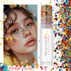 Bastón de Brillo Corporal para Festival de Carnaval Transfronterizo, Bastón de Brillo para Rostro, Sombra de Ojos con Brillo de Sirena, Maquillaje con Brillo Holográfico