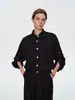 Comos Cms 2026 Lino Estilo Old Money Mono de Pierna Ancha Conjunto de Ropa de Moda para Mujer 255110