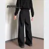 Pantalones plisados para hombre Cleanfit, primavera y otoño, con un tacto fluido de alta gama, pierna recta, pantalones casuales de pierna ancha estilo americano