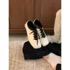 Zapatos casuales planos de cuero con cordones para mujer, moda de otoño nueva estilo coreano 2026