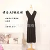 Directo de fábrica primavera y verano nuevo versión coreana de modal vestido con espalda hueca chaleco largo sin espalda