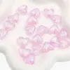 5 Contas Coloridas com Glitter Transparente de Acrílico Feitas à Mão DIY Amor Acessórios para Roupas Material Bolsa Fio Pulseira Contas Espalhadas