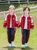 Uniforme Escolar para Niños Ropa de Primavera y Otoño Ropa de Clase para Juegos de Primer Grado Ropa de Clase para Estudiantes de Primaria Ropa de Jardín de Infancia de Tres Piezas Algodón Puro