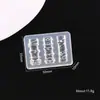 Molde de Silicona para Tallado de Uñas Nuevo Transfronterizo, Molde de Impresión para Árbol de Navidad, Campana, Hombre de Jengibre, Herramienta DIY para Uñas en Relieve