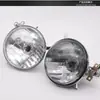 Adequado para Montagem de Farol de Veículo Elétrico Xiaoguiwang, Iluminação de Scooter, Carcaça de Lâmpada Preto Transparente, Lâmpada 12V