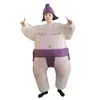 Agite o Tom Mesmo Traje Inflável de Sumô Boneco Engraçado Grande e Gordo Fantasia Inflável para Festa Performance Traje Inflável de Sumô