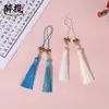 Borla de León Despertando Cinta de Poliéster con Cuentas Estilo Antiguo Marcapáginas Hanfu Accesorio para Bolsos DIY Colgante Venta Directa de Fábrica Al por Mayor