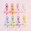Llavero de Perro Globo Colorido Colgante de Dibujos Animados Creativo Corazón Femenino Accesorio para Bolso Resina Linda Pequeño Regalo Venta al por Mayor