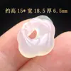 Pingente de Fechadura da Sorte em Ágata Branca Gelo Natural em Formato de Nuvem para Homens, Mulheres e Crianças, Colar de Cristal com Pedra Olho de Tigre Fechadura da Paz Atacado