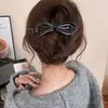 Presilha de Cabelo Vintage Laço Torcido para Mulheres, Novo Estilo Coreano 2026 Versátil Grampo de Cabelo Estampa de Leopardo Acessório de Cabelo