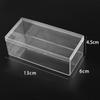 Caja Cuadrada de Acrílico Transparente Caja Sorpresa de Comida Dulces Empaque para Slime Caja de Papelería Hecha a Mano Caja de Almacenamiento para Escritorio