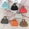 Nuevo Colgante de Mini Bolsa de Jardín Marca H Lindo Accesorio de Bolsa para Auriculares Cadena de Bolsa para Labiales de Microfibra Canasta de Verduras para Mujeres