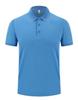 Novo Produto de Verão 2026: Camisa Polo Jacquard Estilo Floresta Gola Abacaxi Piquet Duplo Cor Sólida Lapela Destaque Live Stream Manga Curta Camiseta