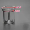 Tapa Universal de Vidrio para Tetera para Hervir Agua, Repuestos Florales para Tetera, Tapa Individual Resistente a Altas Temperaturas para Juego de Té con Asa, Forro de Tapa para Tetera