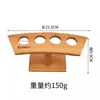 Estante de Bambú para Rollos de Sushi a Mano, Soporte de Sushi Portátil, Estante para Helados, Estante para Conos, Estante para Exhibición de Utensilios de Sushi