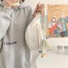 Bolso Bandolera Dulce Fresco y de Moda para Mujer, Riñonera Deportiva Ligera de Gran Capacidad, Bolso de Pecho Simple para Estudiantes que Van a la Escuela
