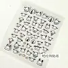 Pegatinas Creativas Adhesivas Transparentes de PVC para Manualidades Dibujos Animados Lindo Perro Pacha Estilo Girly Pegatinas para Uñas Blanco y Negro