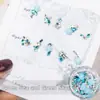 Paquete de material para manicura 2024 primavera y verano nuevo estilo mono mismo estilo hacha Corazón Torcido Cristal K9 diamante flash manicura al por mayor