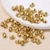 Cuentas espaciadoras de ojo de libélula de oro roto con arenas antiguas, preservación del color, cuentas de agujero grande, pulsera de cuerda, accesorios de joyería DIY