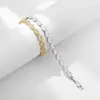 Comercio Exterior Más Vendido Pulsera de Joyería de Lujo con Diamantes Completos de Oro K Estilo Retro Gota de Agua