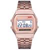 Comercio Exterior Wr Sin Marca F91W Deportivo Infantil Digital Correa de Acero Reloj Despertador Luminoso Reloj de Correa de Acero Reloj Digital Multicolor