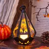 Decorações de Halloween Bolsa Infantil Lanterna de Abóbora Adereços de Atmosfera de Festa Enfeites de Mesa Presentes Luzes Noturnas