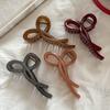 Nuevo Estilo Elegante Simple Pinza de Agarre de Lazo Grande Pinza de Tiburón Pinza de Agarre para Cabello de la Parte Trasera de la Cabeza Sentido Avanzado Horquilla de Disco Accesorios para el Cabello