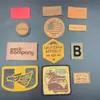 Etiquetas de Couro Personalizadas, Logos Personalizados, Lenços de Microfibra, Chapéus, Etiquetas, Etiquetas de Couro para Jeans, Hot Stamping em Relevo, Marca Registrada, Impressão Côncava