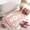 Alfombra de Piso Absorbente de Agua Imitación Cachemira para Baño Alfombra de Cama Aislante del Frío para Dormitorio Alfombra de Mesita de Noche Antideslizante Fácil de Limpiar Felpudo En Stock Se Puede Etiquetar