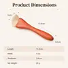 Palo de masaje de cuerno de sándalo natural, herramienta gua sha, lifting facial, masaje para el contorno de ojos, palo de masaje para puntos de acupuntura, para líneas finas y uso en todo el cuerpo
