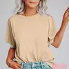 Moda Nova Gola Redonda Pulôver Europeu e Americano Camisetas Lisas Masculinas e Femininas Tops Casuais de Manga Curta Exportação Transfronteiriça Aliexpress