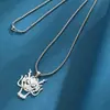 Venta Directa de Fábrica Personalizada Colgante Cabeza de Dragón Año Zodiacal Versátil Moda Hip-Hop Unisex Collar Largo Tendencia 2024