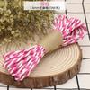 [Personalizado] Corda de Papel Colorida de Dupla Torção com Diâmetro de 3mm Corda de Papel Bicolor de Dupla Torção de 3.6mm Artesanal DIY Corda de Gergelim