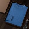 Suéter de cachemira nuevo de otoño e invierno para hombre, suéter ligero de lujo de negocios informal de moda, suéter de lana de medio cuello alto, suéter