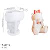 Molde de Vela de Aromaterapia Família de Ursos DIY Presente de Acompanhamento Decoração de Gesso para Mesa de Trabalho Molde de Silicone para Bolo