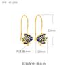 Aretes de Plata S925 Accesorios Aretes Materiales de Producción DIY Simples con Bandeja Colgante Soporte para Aguja de Oreja Plata Accesorios de Joyería para la Oreja