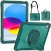 Adecuado para funda protectora Apple ipad10 giratoria 360 grados completa IPAD 10.2/9.7 funda protectora de silicona anticaídas