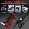 Luz delantera LED impermeable para bicicleta, luz trasera de advertencia, equipo de ciclismo, accesorios para bicicleta de montaña
