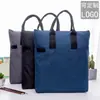 Bolsa para Documentos Lona Bolsa con Cremallera Bolsa Multicapa para Documentos para Mujer A4 Bolsa de Información Portátil Maletín para Hombres de Negocios
