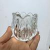 Varias especificaciones Cristal Hogar de vacaciones Dormitorio Ambiente Vela Copa Portavelas de vidrio Contenedor de vela de aromaterapia