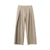 Pantalones Casuales Lisos Estilo Americano para Hombre Nuevos de Otoño Caída Traje de Gama Alta Pantalones de Traje Pierna Recta Sueltos Modernos