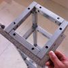 Fabricante de Treliça Suporte de Fundo para Casamento Estrutura de Aço Tubo Quadrado Galvanizado a Quente Suporte para Passagem Corredor de Lanternas
