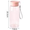 Taza de Té Portátil Deportiva de Alto Valor de Color Resistente a Altas Temperaturas para Niños Resistente a Caídas Vaso para Discapacitados Vaso de Agua de Plástico para Exteriores Estudiante Femenina Verano