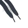 Cordones Planos Amplios de Poliéster de una Sola Capa Kurojin de 1.5 cm Adecuados para Zapatos Casuales, Tenis, Zapatos Deportivos y Cordones para Ropa y Sombreros
