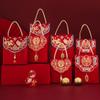 Caixa de doces chinesa bolsa de doces portátil para casamento suprimentos festivos caixa de doces com douramento criativo caixa de doces de casamento