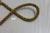 Cuerda de 8 mm de grosor cuerda de tres cabos cuerda torcida cuerda de color cuerda con patrón cuerda decorativa para sofá cortina cuerda para ribete de cojín almohada